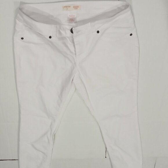 No Boundaries white skinny Pants stretch lightweight Jeans size 13. - Picture 3 of 11